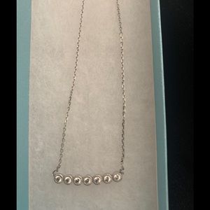 Touchstone Pave Bar Necklace